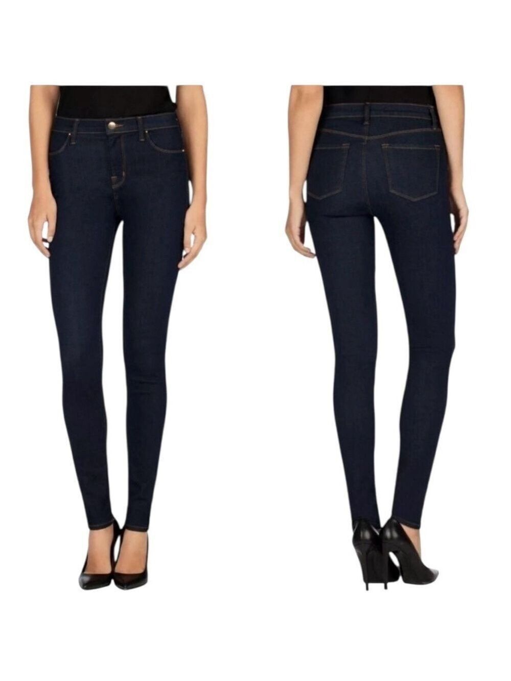 J Brand Skinny Leg Jeans In After Dark Size 24